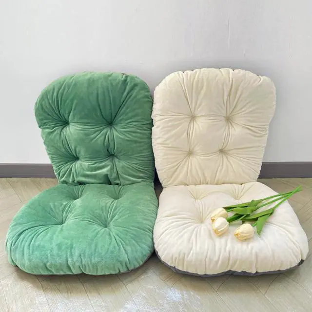 Alt view image 2 of 7 - Gray Chair Cushion with Removable Cover - Office & Indoor Rocking Chair Cushion - 17 * 17 Inch