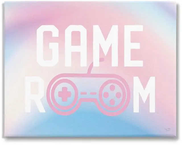 Main image of 'Pastel Gamer Room Sign'| Canvas Art