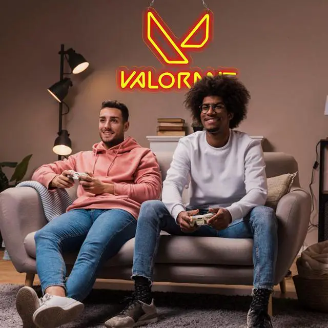 Alt view image 5 of 6 - Game Neon Sign for Gamer Zone Decor,Led Lights for Man Cave Internet Bar or Bedroom Decoration.Perfect Birthday Gifts,5V USB Powered,Easy Hanging.