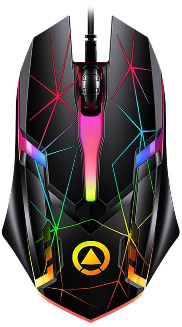 Main image of Gaming Mouse G6 Wired Game Mice Colorful Backlight 3 Button Mouse 3 Speed 1200 DPI RGB Game Mouse for Computer Laptop Notebook Accessory