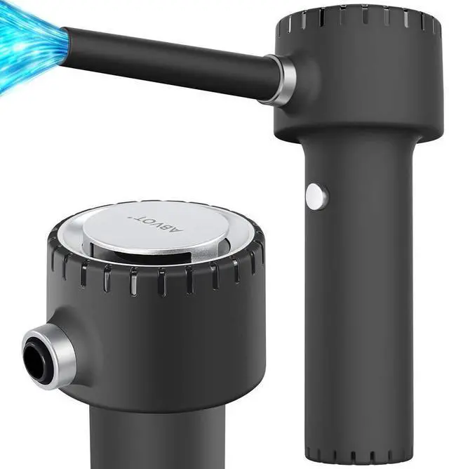 Main image of Electric Air Duster, Compressed Air Duster, Portable 45000 RPM Cordless Dust Blower, 6000mAh Battery Air Can Duster, Powerful Computer Keyboard Cleaning Air Spray