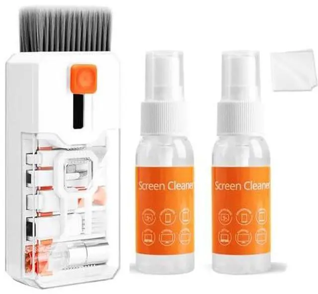 Main image of Keyboard Cleaning Kit Laptop Cleaner with 2Oz Computer Screen Cleaner Spray, Multi-Function PC Electronic Cleaner Kit for Car iPad iPhone Pro, Earbuds Macbook Camera Monitor PC, All-in-one with Patent