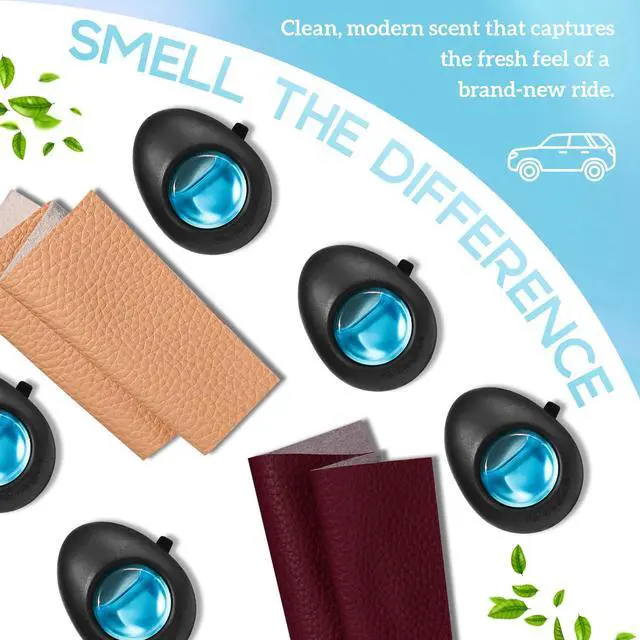 Alt view image 2 of 6 - Car Air Freshener Vent Clip 3 Ct, New Car Scent | Long-Lasting Car Odor Eliminator, Easy Clip-On, Freshness for Cars, Trucks, and SUVs