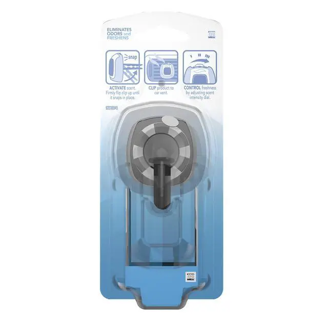 Alt view image 6 of 6 - Car Air Fresheners, New Car Scent, Odor Eliminator for Strong Odors Car Vent Clips (2 Count)