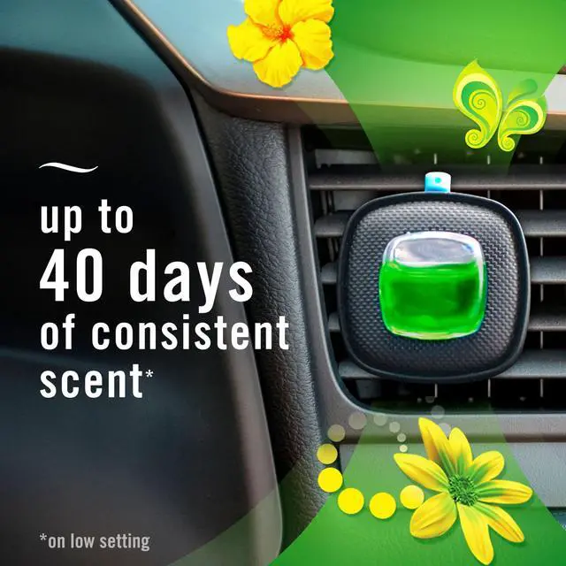 Alt view image 4 of 7 - Car Air Freshener, Odor-Fighting Automotive Vent Clip, Scented Car Accessories, Long Lasting for Strong Odors, Gain Original Scent, 4 Count