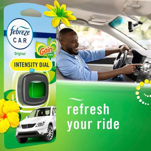 Alt view image 7 of 7 - Car Air Freshener, Odor-Fighting Automotive Vent Clip, Scented Car Accessories, Long Lasting for Strong Odors, Gain Original Scent, 4 Count