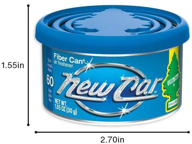 Alt view image 7 of 7 - Car Air Freshener | Fiber Can Provides Long Lasting Scent for Auto or Home | Recycled Fiber | New Car Scent, 4 Air Fresheners