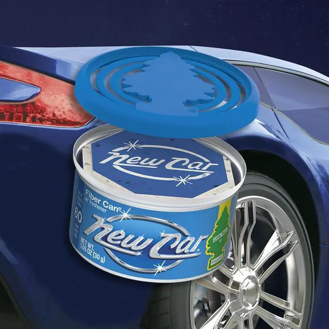 Alt view image 3 of 7 - Car Air Freshener | Fiber Can Provides Long Lasting Scent for Auto or Home | Recycled Fiber | New Car Scent, 4 Air Fresheners