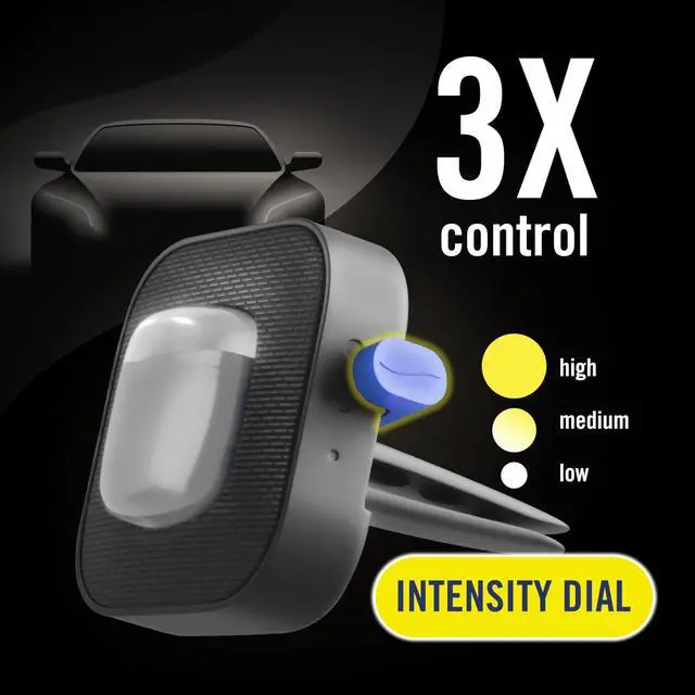 Alt view image 3 of 7 - AUTO Air Freshener, Odor-Fighting Automotive Vent Clip, Noir Scent, 8 Count