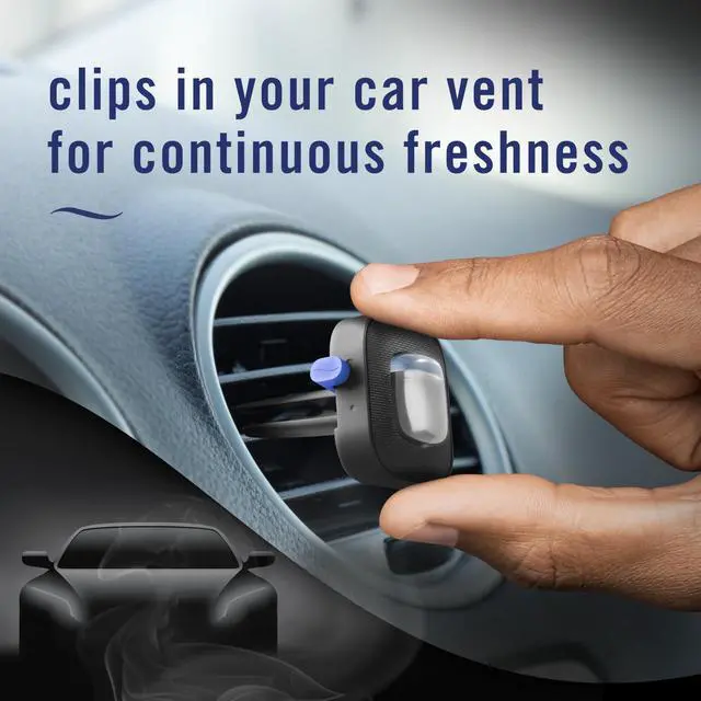 Alt view image 5 of 7 - AUTO Air Freshener, Odor-Fighting Automotive Vent Clip, Noir Scent, 8 Count