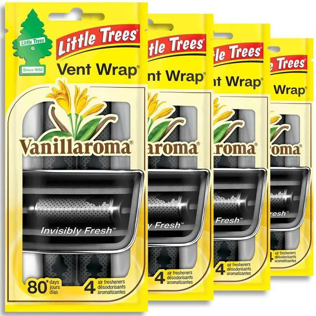 Main image of Car Air Freshener | Vent Wrap Provides Long Lasting Scent, Invisibly Fresh | 16 Air Fresheners | Vanillaroma