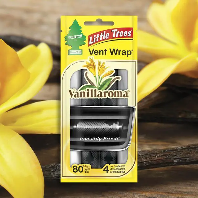 Alt view image 4 of 7 - Car Air Freshener | Vent Wrap Provides Long Lasting Scent, Invisibly Fresh | 16 Air Fresheners | Vanillaroma