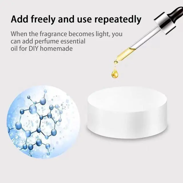 Alt view image 3 of 6 - Car Air Freshener Refills, 30 Pcs Individual Package Car Air Vent Clip Replacement Pads Solid Fragrance Scent Air Freshener Refill Tablets (Lavender+Ocean+Cologne)