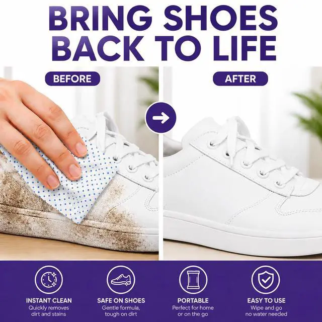 Alt view image 7 of 7 - Bundle Wood Cleaner Wipes 70 Count, and Shoe Sneaker Cleaning Wipes