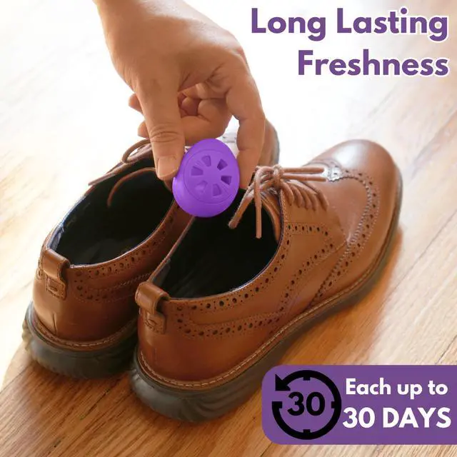 Alt view image 4 of 6 - Shoe Deodorizer Balls 12 Ct, Lavender Scent | Odor Remover Balls for Sneakers, Gym Bags, Lockers, Closets, Hampers, and Drawers, Essential Oil Provides Natural Freshness