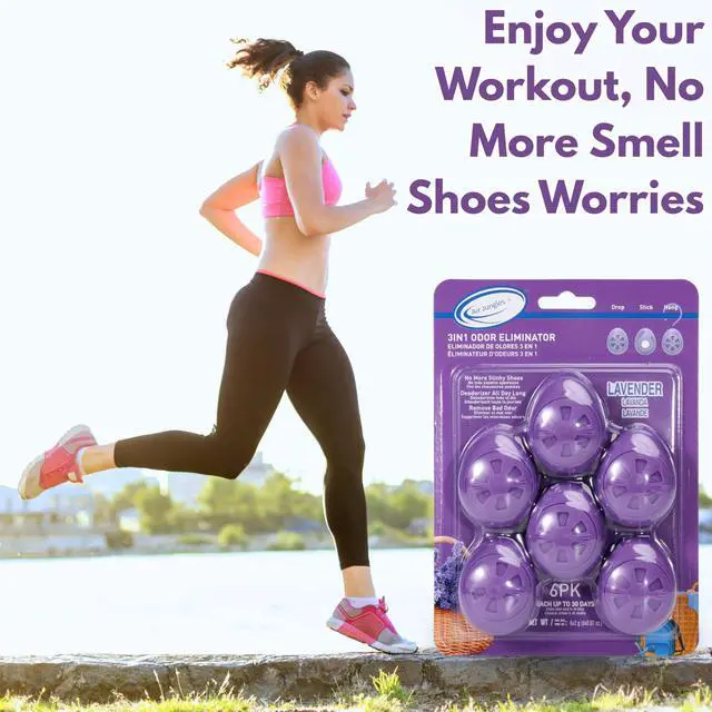 Alt view image 6 of 6 - Shoe Deodorizer Balls 12 Ct, Lavender Scent | Odor Remover Balls for Sneakers, Gym Bags, Lockers, Closets, Hampers, and Drawers, Essential Oil Provides Natural Freshness