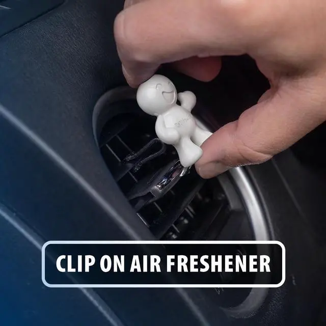 Alt view image 3 of 7 - Little Joe 96401-6PK New Car Scent Car Air Freshener Vent Clip, Fights Odors for up to 45 Days, Long-Lasting Freshness, Cute Car Odor Eliminator, Pack of 6
