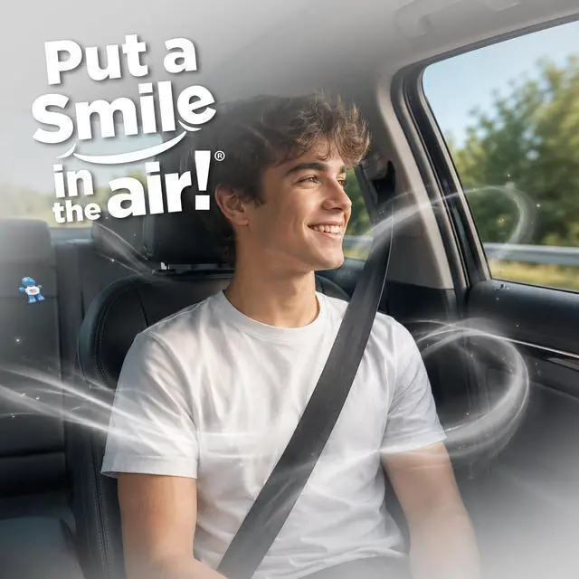 Alt view image 5 of 7 - Little Joe 96401-6PK New Car Scent Car Air Freshener Vent Clip, Fights Odors for up to 45 Days, Long-Lasting Freshness, Cute Car Odor Eliminator, Pack of 6