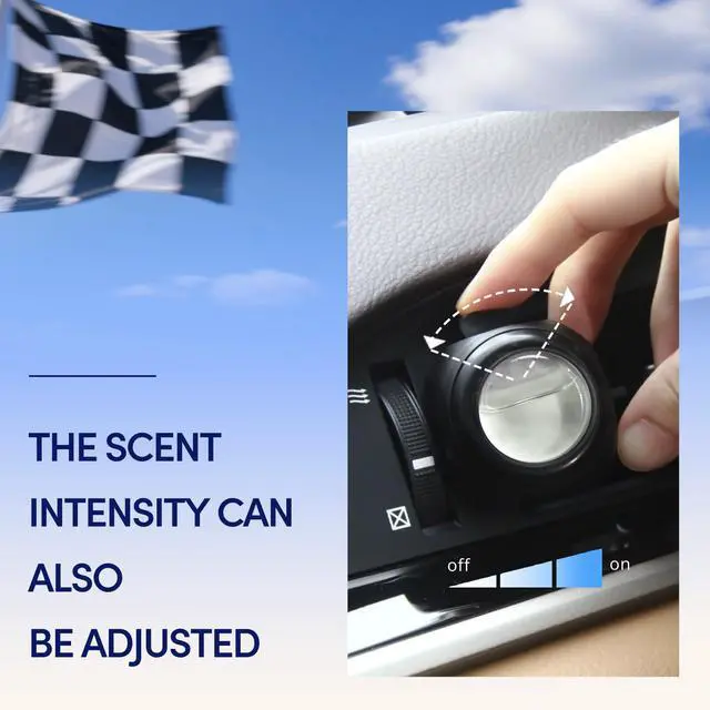 Alt view image 3 of 6 - Car Air Freshener Vent Clips, 8 Pack, Provides Long-Lasting Scent, Up to 240 Days, Odor Eliminator (New Car Scent)