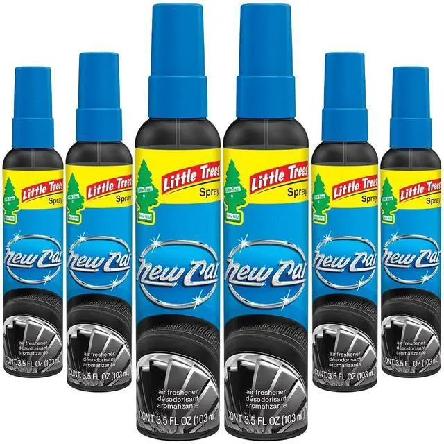 Main image of Car Air Freshener | Spray Provides a Long-Lasting Scent for Auto or Home | On-the-go Freshness | New Car Scent, 6 Air Fresheners