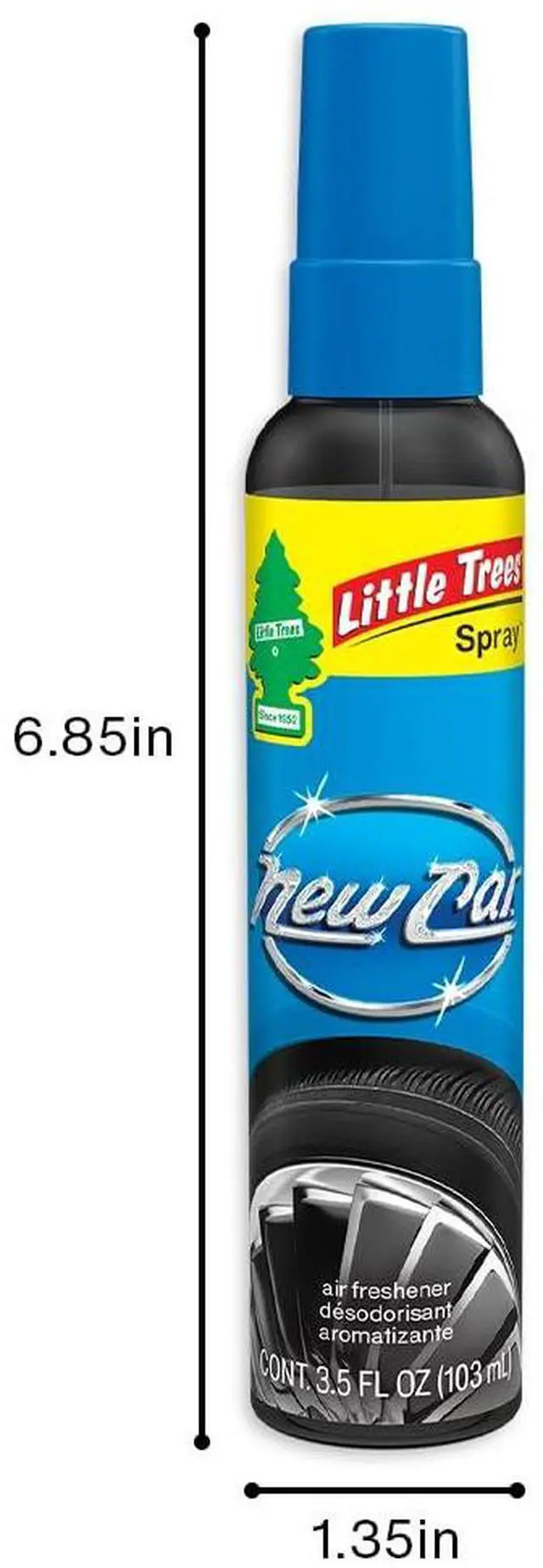 Alt view image 7 of 7 - Car Air Freshener | Spray Provides a Long-Lasting Scent for Auto or Home | On-the-go Freshness | New Car Scent, 6 Air Fresheners