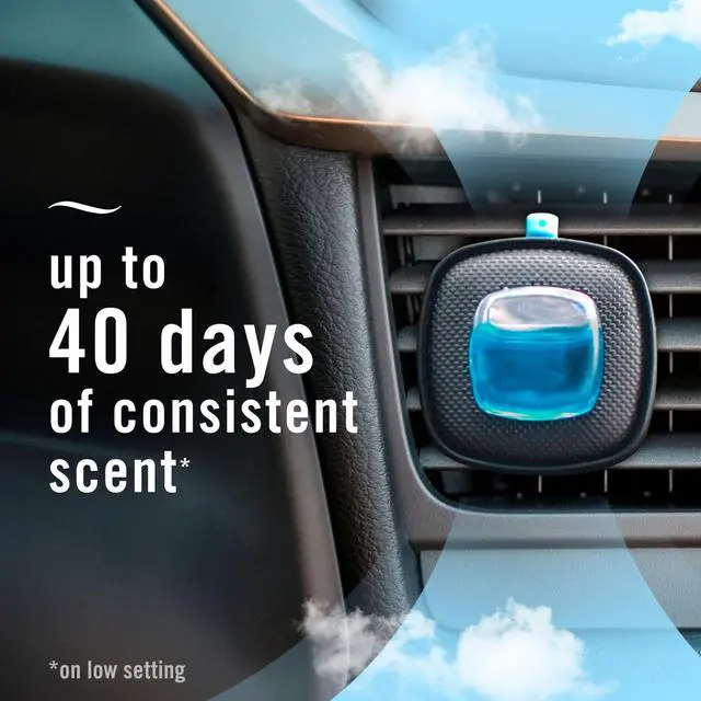 Alt view image 5 of 7 - AUTO Air Freshener, Odor-Fighting Automotive Vent Clip, Scented Car Accessories, Long Lasting for Strong Odors, Leather, 2 Count