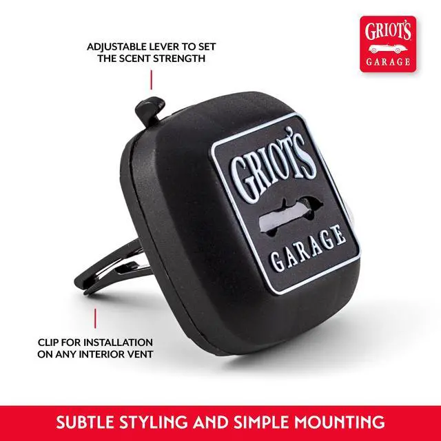 Alt view image 4 of 6 - Stinky-Be-Gone Vent Clip Air Freshener, Odor Remover, Car Scent for Garage, Closet, Laundry Rooms, Bathrooms, and More, Fine Leather, 10763