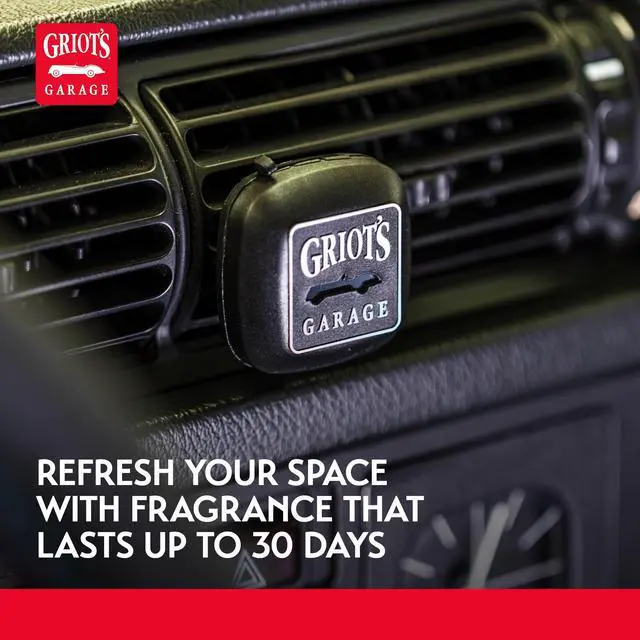 Alt view image 5 of 6 - Stinky-Be-Gone Vent Clip Air Freshener, Odor Remover, Car Scent for Garage, Closet, Laundry Rooms, Bathrooms, and More, Fine Leather, 10763