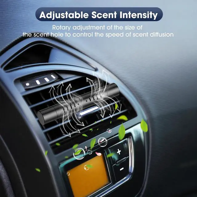 Alt view image 4 of 6 - Car Diffuser Vent Clips Set 10 Bags Different Scents Essential Oil Stick