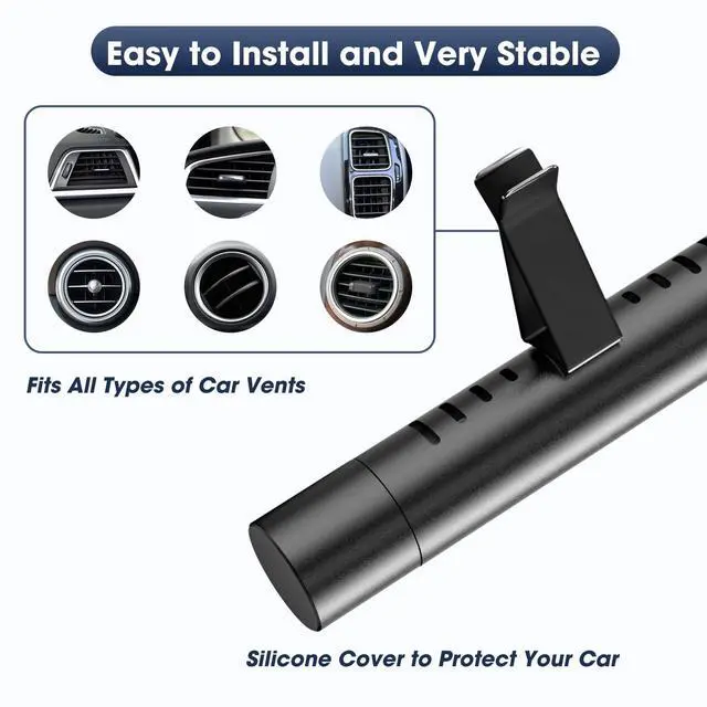 Alt view image 5 of 6 - Car Diffuser Vent Clips Set 10 Bags Different Scents Essential Oil Stick