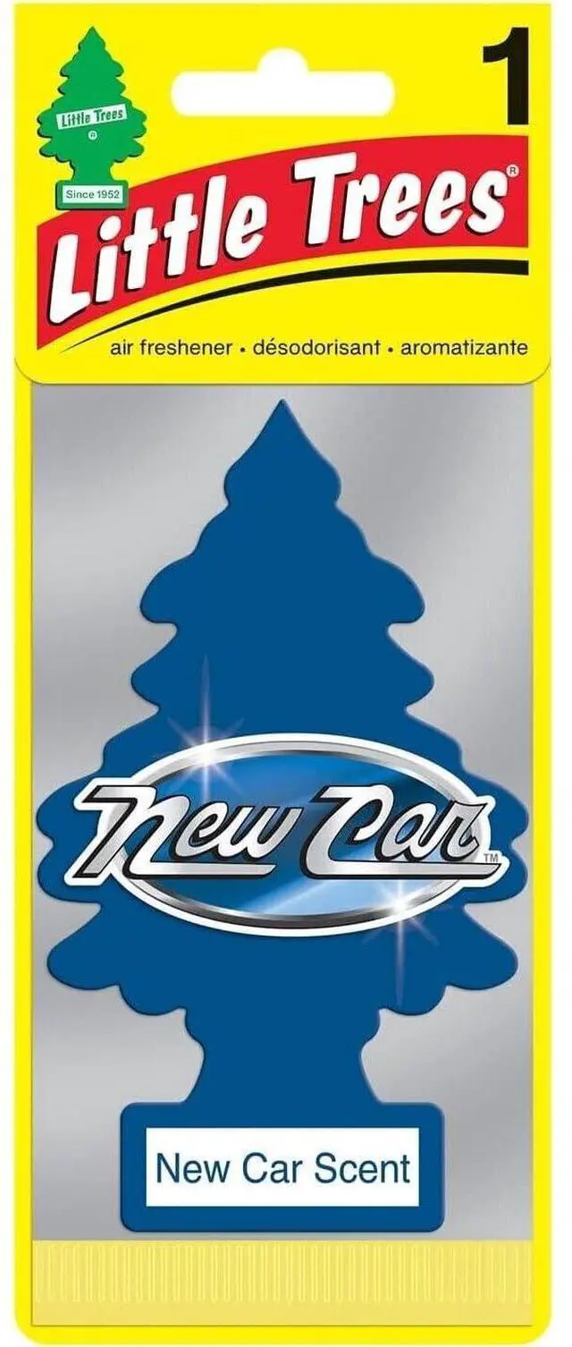 Alt view image 2 of 7 - Car Air Freshener | Hanging Paper Tree for Home or Car | New Car Scent | 2 Pack