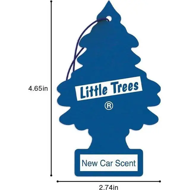 Alt view image 7 of 7 - Car Air Freshener | Hanging Paper Tree for Home or Car | New Car Scent | 2 Pack