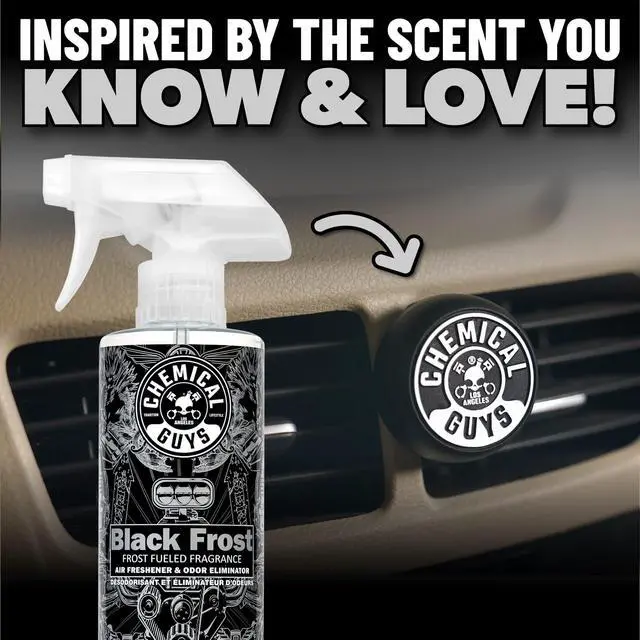 Alt view image 4 of 7 - Black Frost Vent Clip Air Fresheners, 5 Pack, Cars & Home | Airflow pushes the aroma through the whole car in seconds, and each clip hides out of sight behind the dash