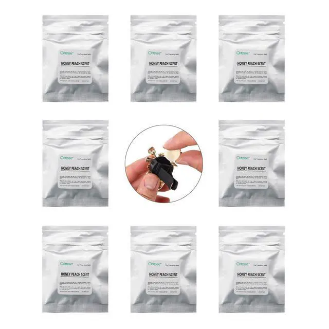 Alt view image 4 of 6 - 32pcs Honey Peach Car Air Freshener Refill Fragrance Tablets