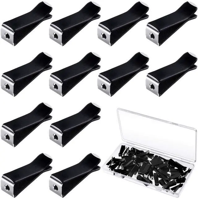 Main image of 60 Pcs Car Vent Clips for Air Freshies Bulk | Square Head Air Conditioner Clips, with 2 Storage Box, Durable Auto Air Outlet Perfume Holders for Car Decoration Accessories