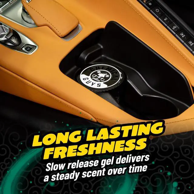 Alt view image 3 of 6 - New Car Scent Gel Can Air Freshener, Vent Control, 3 Pack | Dial each up for a strong hit or down to a hint; spill-proof gel lasts for weeks and won't leak in summer heat
