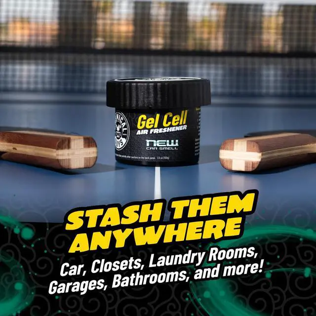 Alt view image 4 of 6 - New Car Scent Gel Can Air Freshener, Vent Control, 3 Pack | Dial each up for a strong hit or down to a hint; spill-proof gel lasts for weeks and won't leak in summer heat