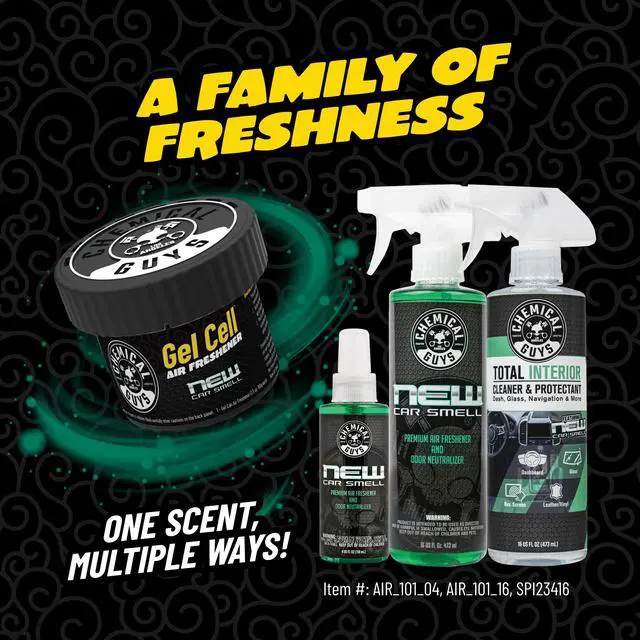 Alt view image 6 of 6 - New Car Scent Gel Can Air Freshener, Vent Control, 3 Pack | Dial each up for a strong hit or down to a hint; spill-proof gel lasts for weeks and won't leak in summer heat