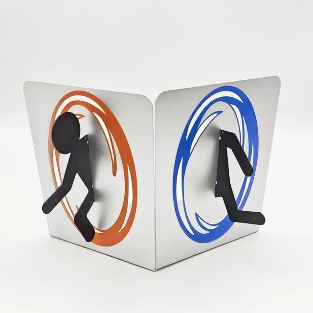 Alt view image 3 of 5 - Heavy Duty Metal Portal Bookend, Creative Gift for Game Lovers