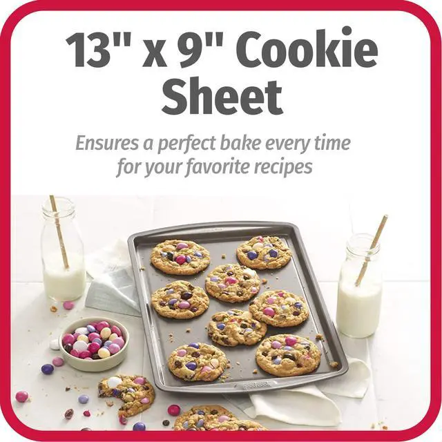 Alt view image 6 of 6 - Everyday Baking Sheet with Carbon Steel Construction & Scratch-Resistant Metal-Utensil Safe Nonstick , 9 x 13-Inch