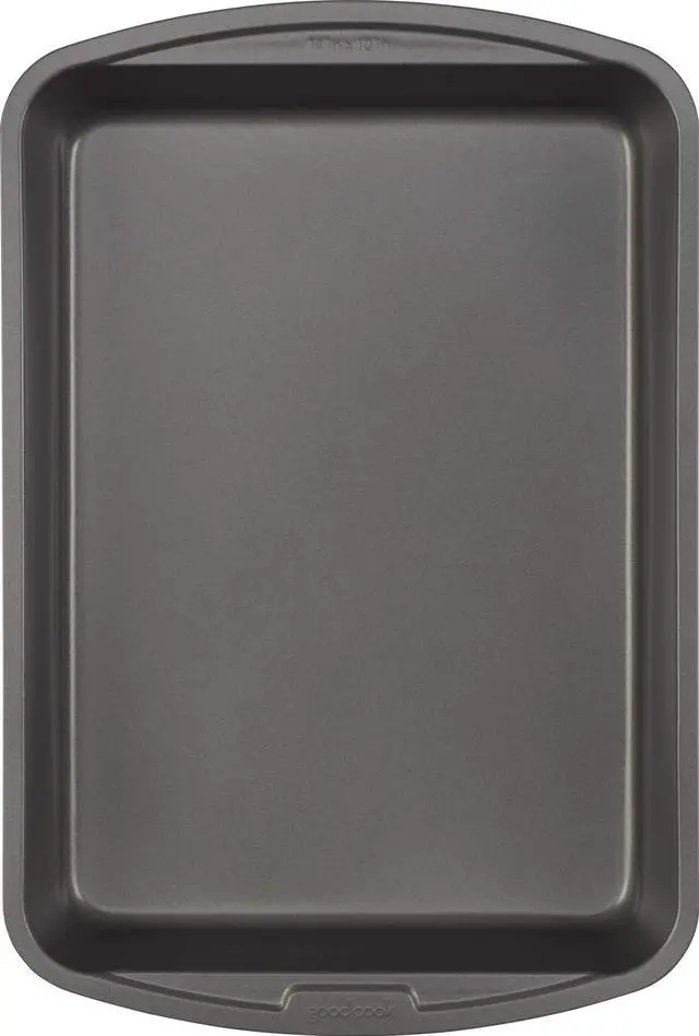Alt view image 2 of 4 - 04048 Metal Utensil Nonstick Roast Pan, Easy Clean Dishwasher Safe, 11.5 Inch x 15.5, Silver