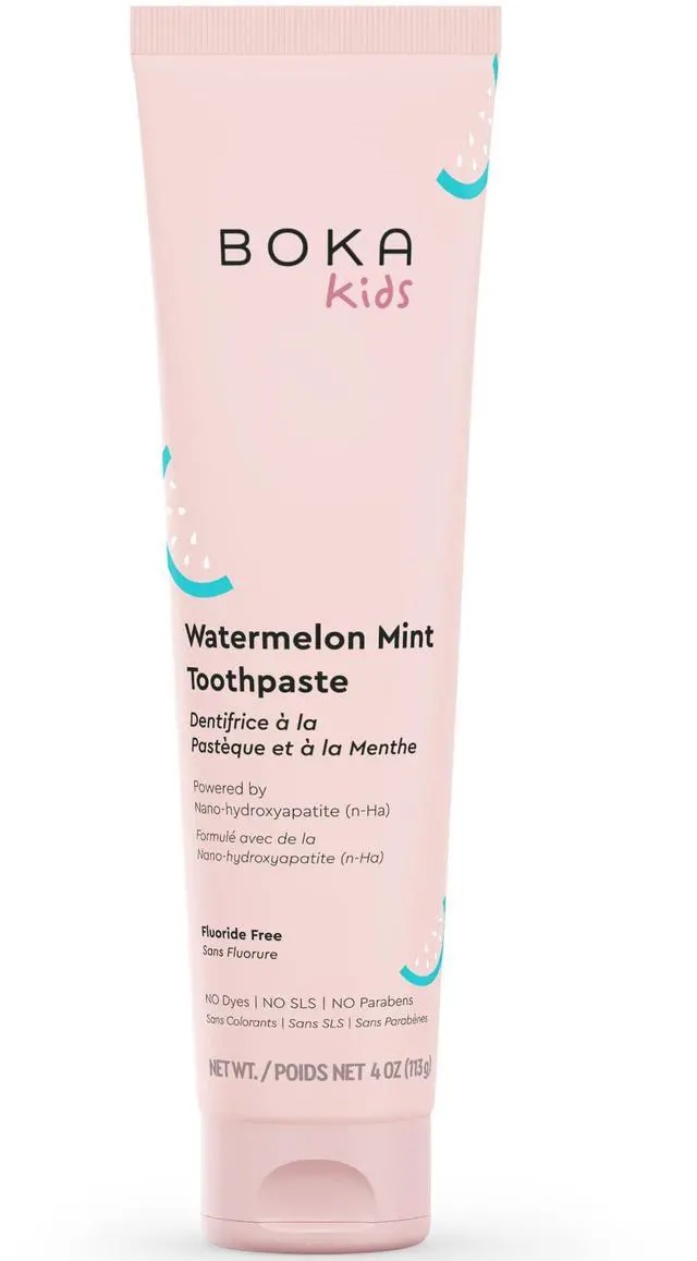 Main image of Fluoride Free Toothpaste Nano Hydroxyapatite Toothpaste | Kids Oral Care - Watermelon Mint - 4 Oz, 1PK