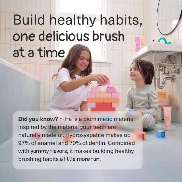 Alt view image 7 of 7 - Fluoride Free Toothpaste Nano Hydroxyapatite Toothpaste | Kids Oral Care - Watermelon Mint - 4 Oz, 1PK