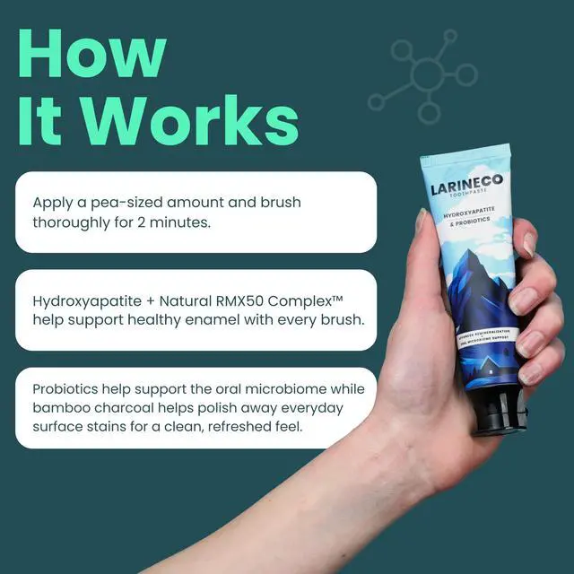 Alt view image 4 of 7 - Nano Hydroxyapatite Toothpaste - Hydroxyapatite Remineralizing Toothpaste, Sulfate Free, Fluoride Enamel Support, Chamomile Myrrh Gum Care, Gentle Whitening, Sensitive Teeth, Mint, 4 fl oz