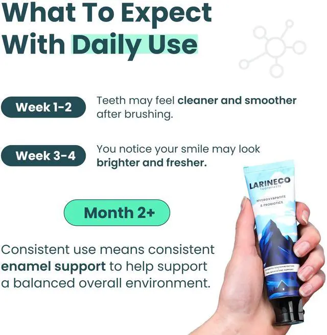Alt view image 5 of 7 - Nano Hydroxyapatite Toothpaste - Hydroxyapatite Remineralizing Toothpaste, Sulfate Free, Fluoride Enamel Support, Chamomile Myrrh Gum Care, Gentle Whitening, Sensitive Teeth, Mint, 4 fl oz