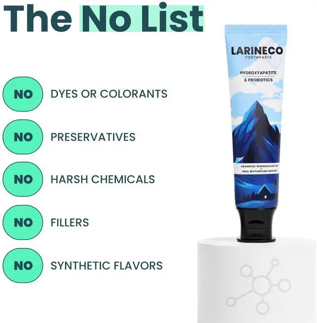 Alt view image 7 of 7 - Nano Hydroxyapatite Toothpaste - Hydroxyapatite Remineralizing Toothpaste, Sulfate Free, Fluoride Enamel Support, Chamomile Myrrh Gum Care, Gentle Whitening, Sensitive Teeth, Mint, 4 fl oz