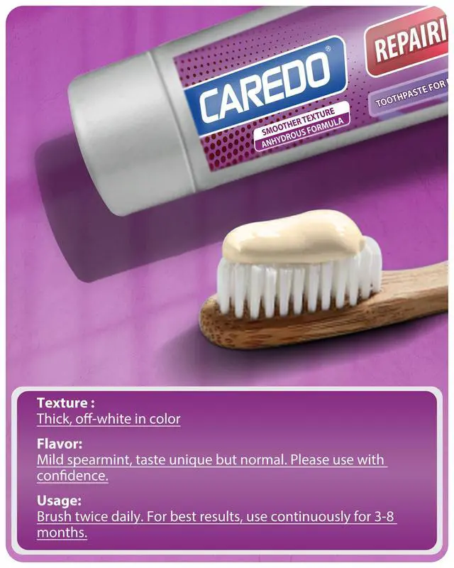 Alt view image 6 of 7 - Gum Toothpaste for Periodontitis, Gum Repair for Receding Gums, Gum Disease & Gingivitis Treatment, Periodontal Disease Treatment for Gum Health, Gum Disease Repair Bad Breath Toothpaste 3.52OZ