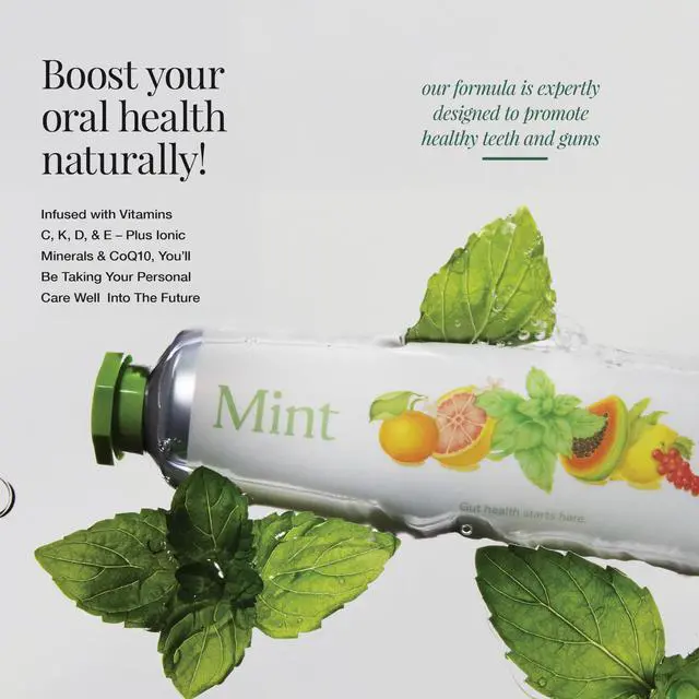 Alt view image 5 of 7 - Fluoride-Free Prebiotic Mint Toothpaste, 3.4 oz SLS-Free, Gluten-Free, Dye-Free, GMO-Free, Sweetener-Free Tooth Gel for Kids and Adults