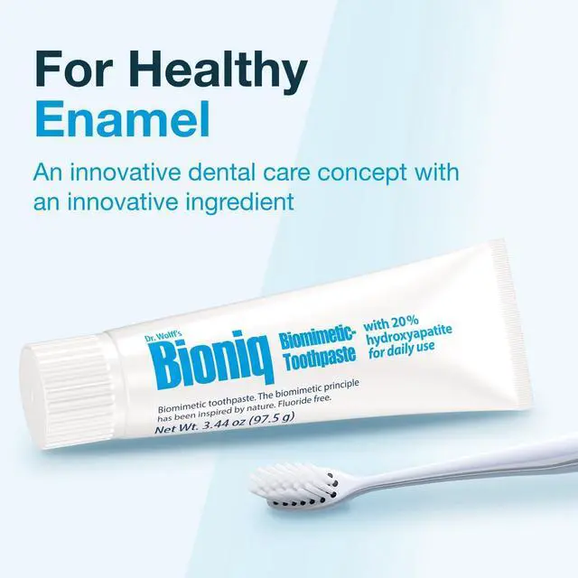 Alt view image 5 of 7 - Classic 20% Hydroxyapatite Toothpaste 3.44 Oz | bioHAP and Fluoride Free Toothpaste for Daily Use, Clinically Tested, Expert for Enamel and Gum Care, 3.44 Oz 3 Pack