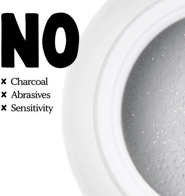 Alt view image 6 of 6 - Teeth Whitening Powder Hydroxyapatite Formula with Pap & Diamond Pwdr, Remineralizing Tooth Powder, Mix with Any Toothpaste, Removes Coffee & Wine Stains, Safe for Sensitive Teeth